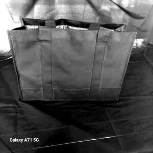 Black Tote Bag with Belk lining